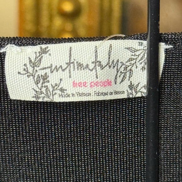 Anthropologie Black Textured Top - Picture 3 of 5